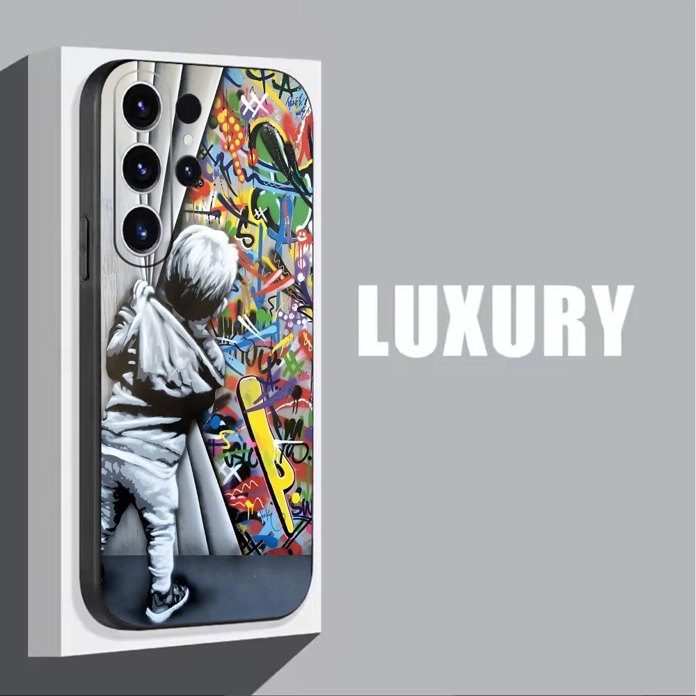 Banksy 낙서 예술 전화 케이스 삼성 갤럭시 S25 - Samsung Galaxy S25 리뷰 및 가격