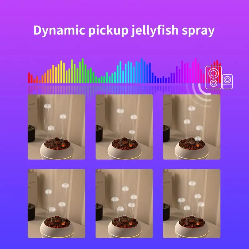 다이나믹 해파리 가습기 250ml 에센셜 오일 디퓨저  - Electronics Gadgets For Home 리뷰 및 가격