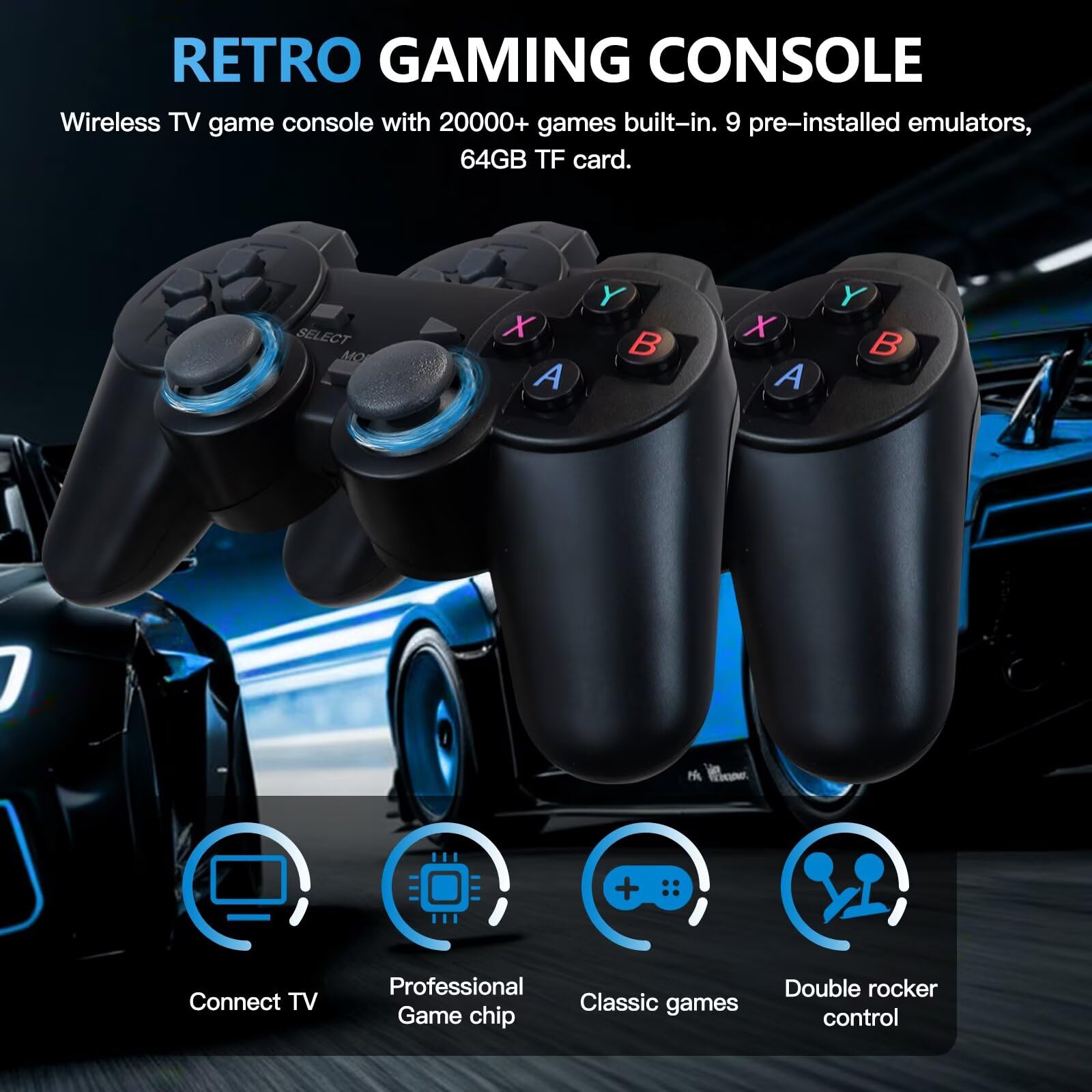 레트로 비디오 게임 콘솔 4K 게임 스틱 TV HD 내 - Retro Game Controller Usb 리뷰 및 가격