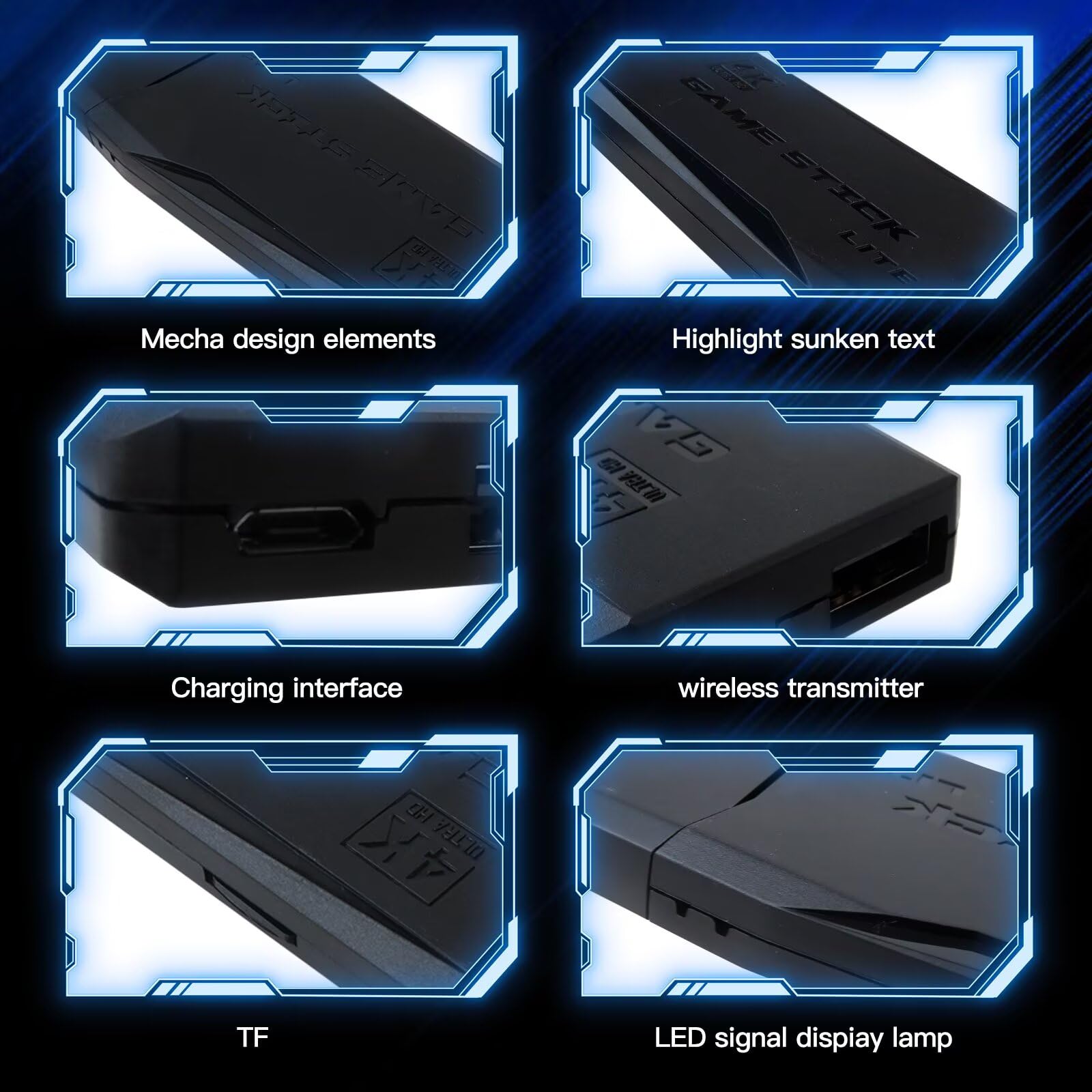 레트로 비디오 게임 콘솔 4K 게임 스틱 TV HD 내 - Retro Game Controller Usb 리뷰 및 가격