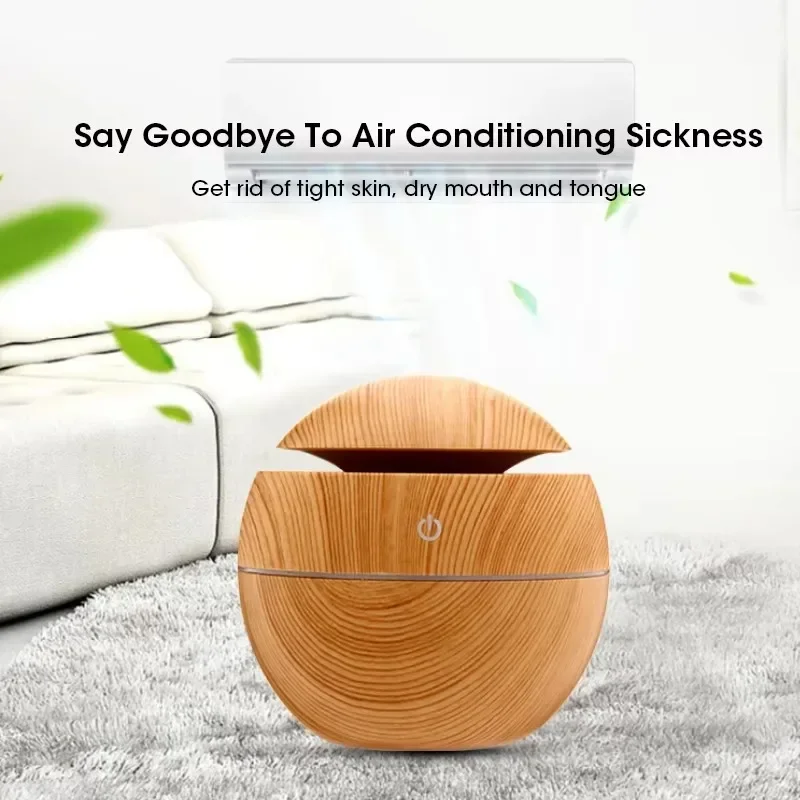 미니 우드그레인 초음파 USB 가습기 및 에센셜 오일  - Electronics Gadgets For Home 리뷰 및 가격