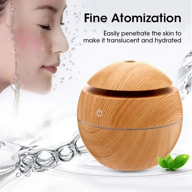 미니 우드그레인 초음파 USB 가습기 및 에센셜 오일  - Electronics Gadgets For Home 리뷰 및 가격