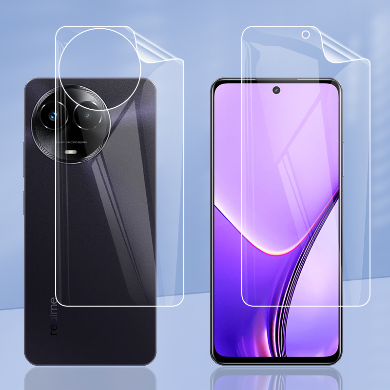 투명 TPU/무광 지문 방지 하이드로겔 풀 커버 소프트 - Realme C67 리뷰 및 가격
