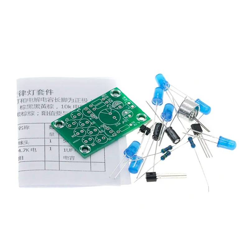 음성 제어 멜로디 램프 키트 전자 DIY 제작 사운드  - Electronics & Gadgets Charging Gocable 8 In 1 Edc 100W Cable 리뷰 및 가격