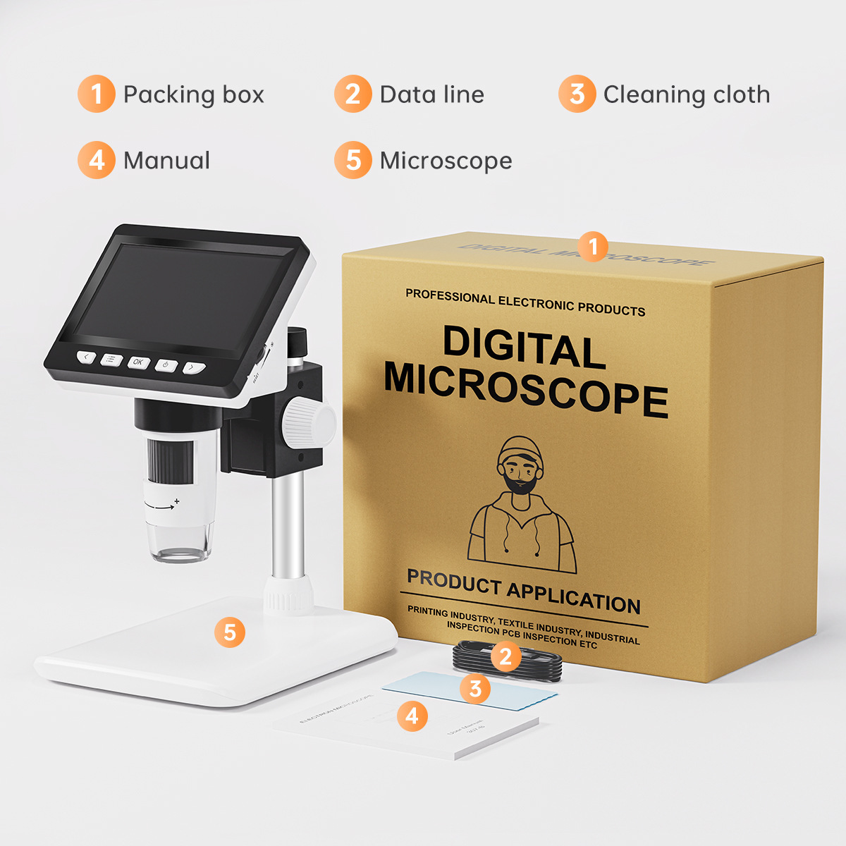 휴대용 전자 디지털 현미경, 동전 현미경 돋보기 카메라 - Usb Microscope Digital 리뷰 및 가격