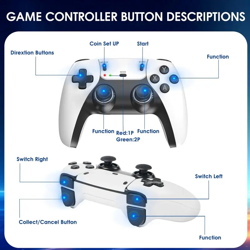 M15 레트로 비디오 게임 스틱 2.4G 무선 듀얼 컨 - Retro Game Controller Usb 리뷰 및 가격
