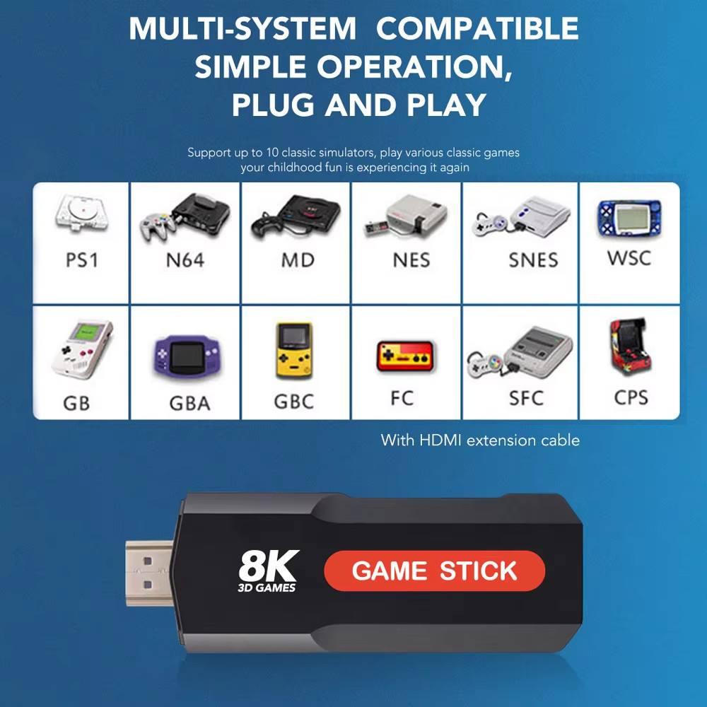 X2 게임 스틱 HD 4K 8K 3D 콘솔 듀얼 컨트롤 - Retro Game Controller Usb 리뷰 및 가격