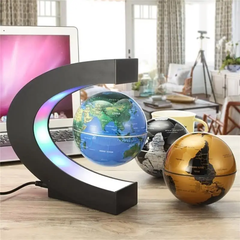 마그네틱 플로팅 부상 글로브 LED 세계지도 전자 반  - Electronics Gadgets For Home 리뷰 및 가격
