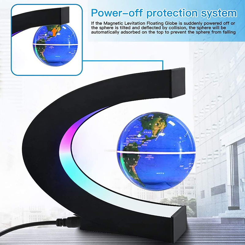 마그네틱 플로팅 부상 글로브 LED 세계지도 전자 반  - Electronics Gadgets For Home 리뷰 및 가격